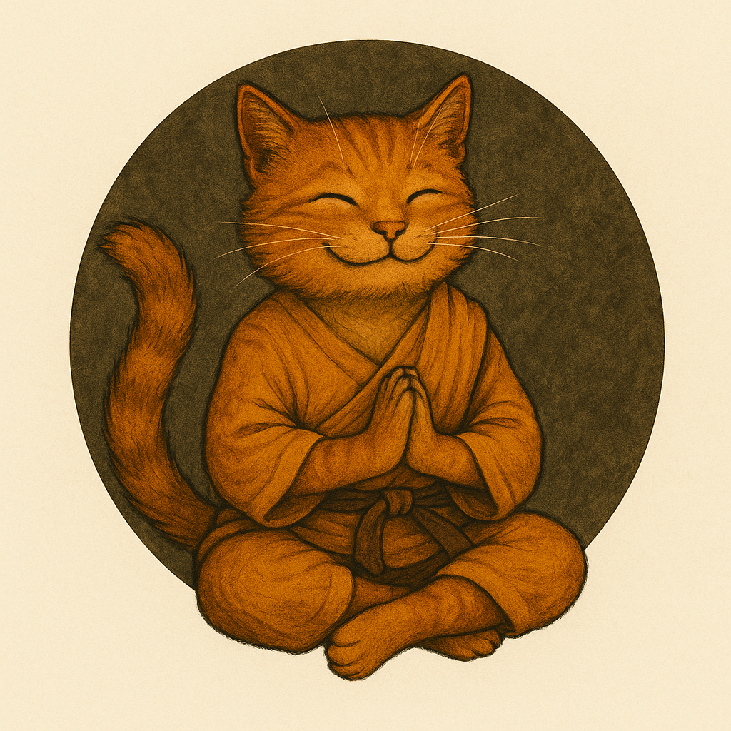 Shaolin cat representing The Gritter